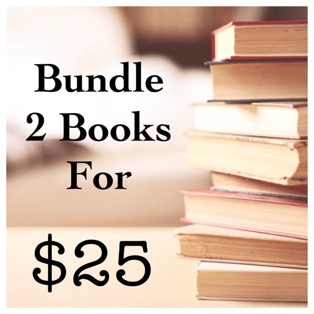 BUNDLE 2 Books for $25, must stay under 5lbs. Most New, old stock.